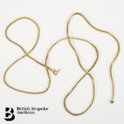 18ct Gold Herringbone Neck Chain