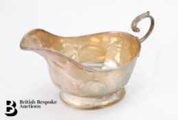 Victorian Silver Sauce Boat