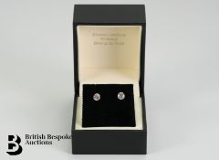 Pair of 18ct Gold Diamond Stud Earrings