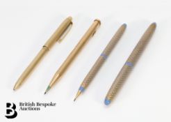 Marble Desk Caddy and Pens