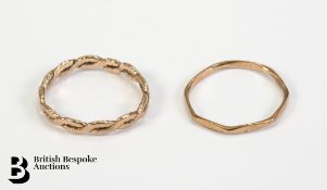 9ct Gold Wedding Bands