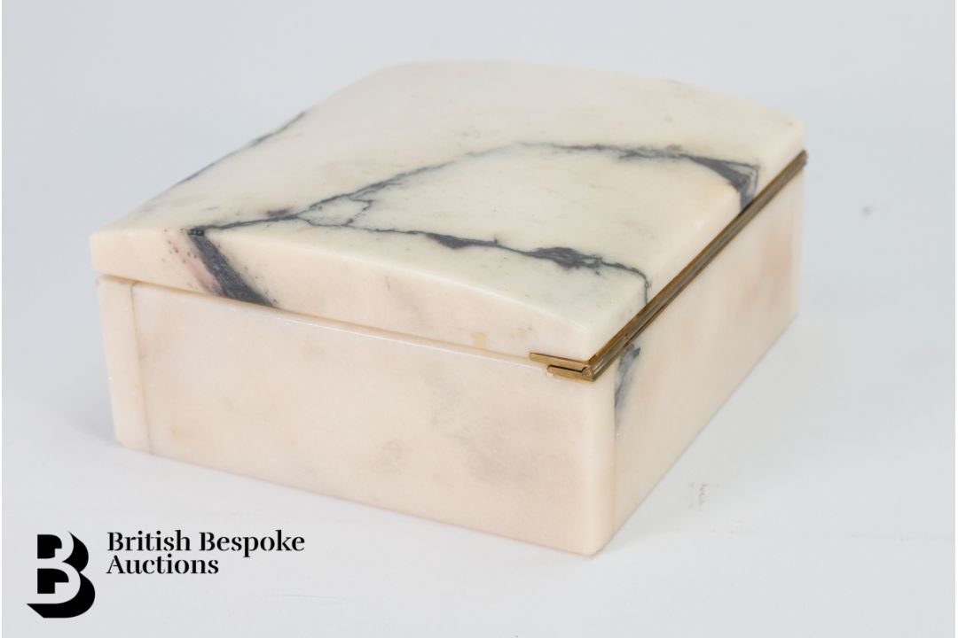 Marble Desk Caddy and Pens - Image 7 of 11