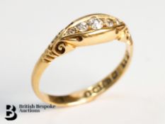 18ct Yellow Gold and Diamond Ring