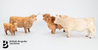 Beswick Cattle Trio