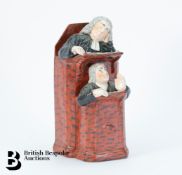Vicar and Moses Pulpit Figure Group