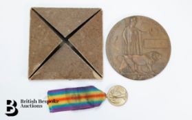 WWI Bronze Death Plaque