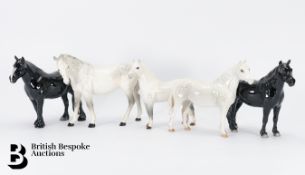 Collection of Beswick Horses