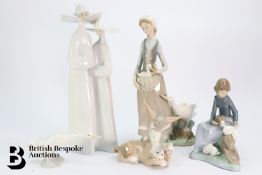 Lladro and Nao Figurines
