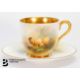 Royal Worcester Porcelain Cabinet Cups and Saucers - Image 7 of 16