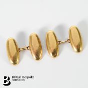 Pair of 18ct Gold Lozenge Cufflinks
