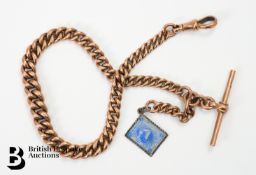 9ct Gold Watch Fob Chain