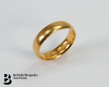 22ct Gold Wedding Band