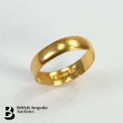 22ct Gold Wedding Band