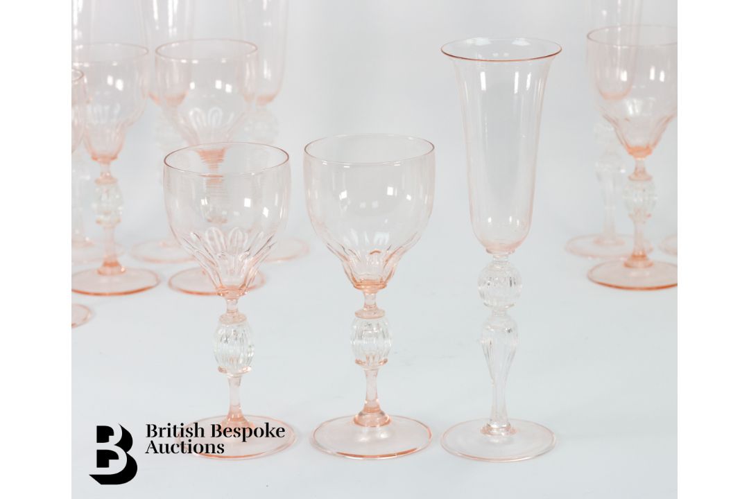 Murano Glass Centrepiece and Glasses - Image 7 of 15