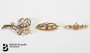 9ct Gold Brooches