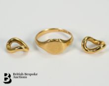 18ct Gold Signet Ring