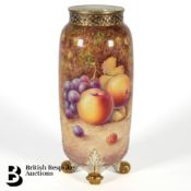 Royal Worcester Fallen Fruit Vase