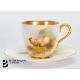 Royal Worcester Porcelain Cabinet Cups and Saucers - Image 9 of 16