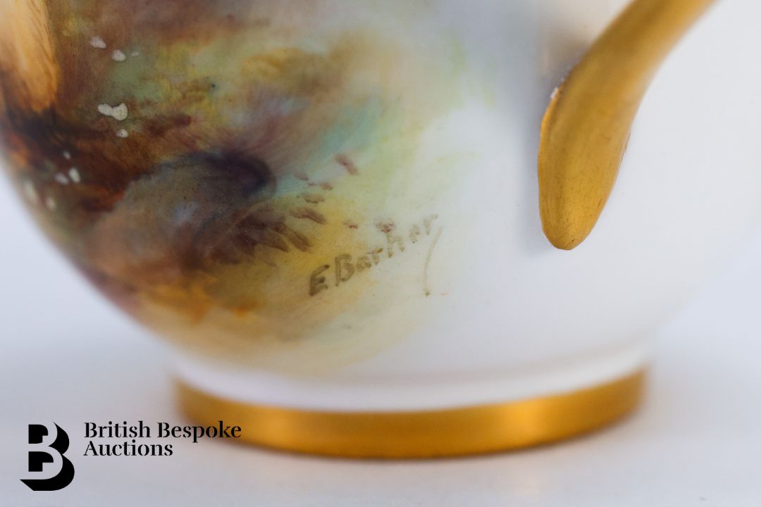 Royal Worcester Porcelain Cabinet Cups and Saucers - Image 15 of 16