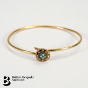 Edwardian 18ct Gold Bangle