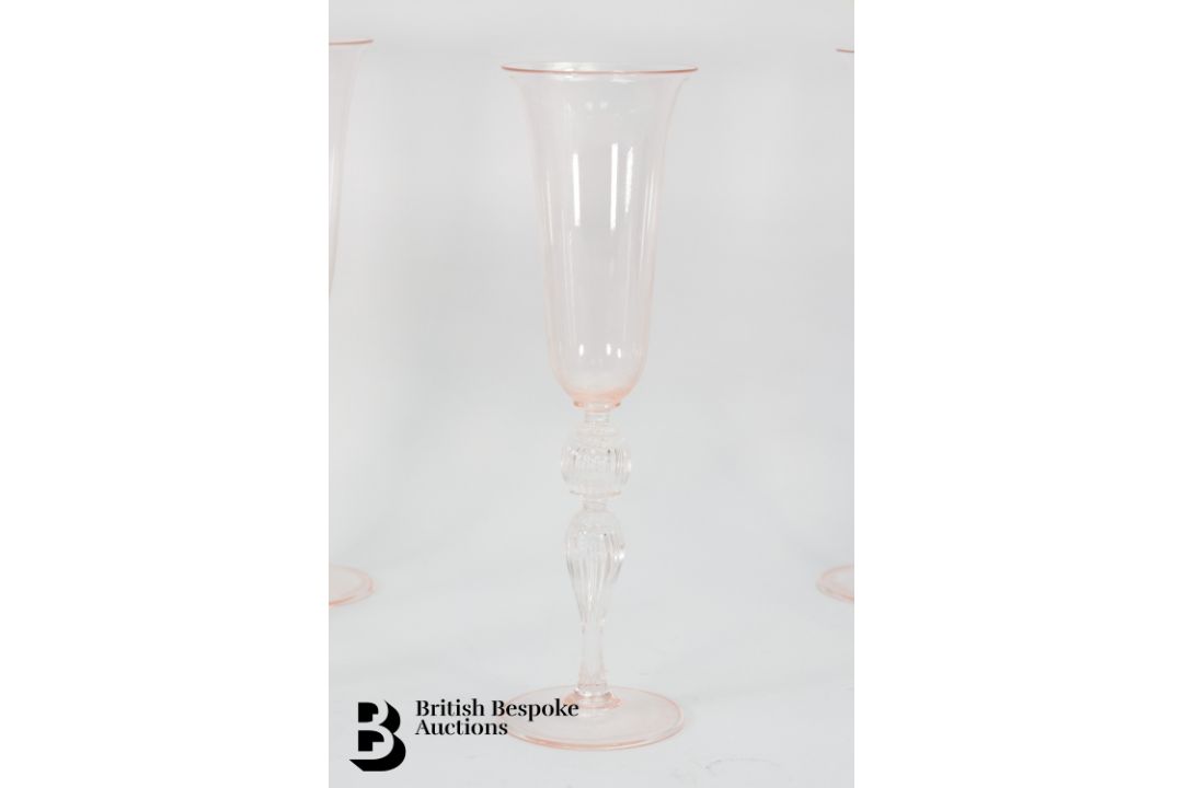 Murano Glass Centrepiece and Glasses - Image 9 of 15