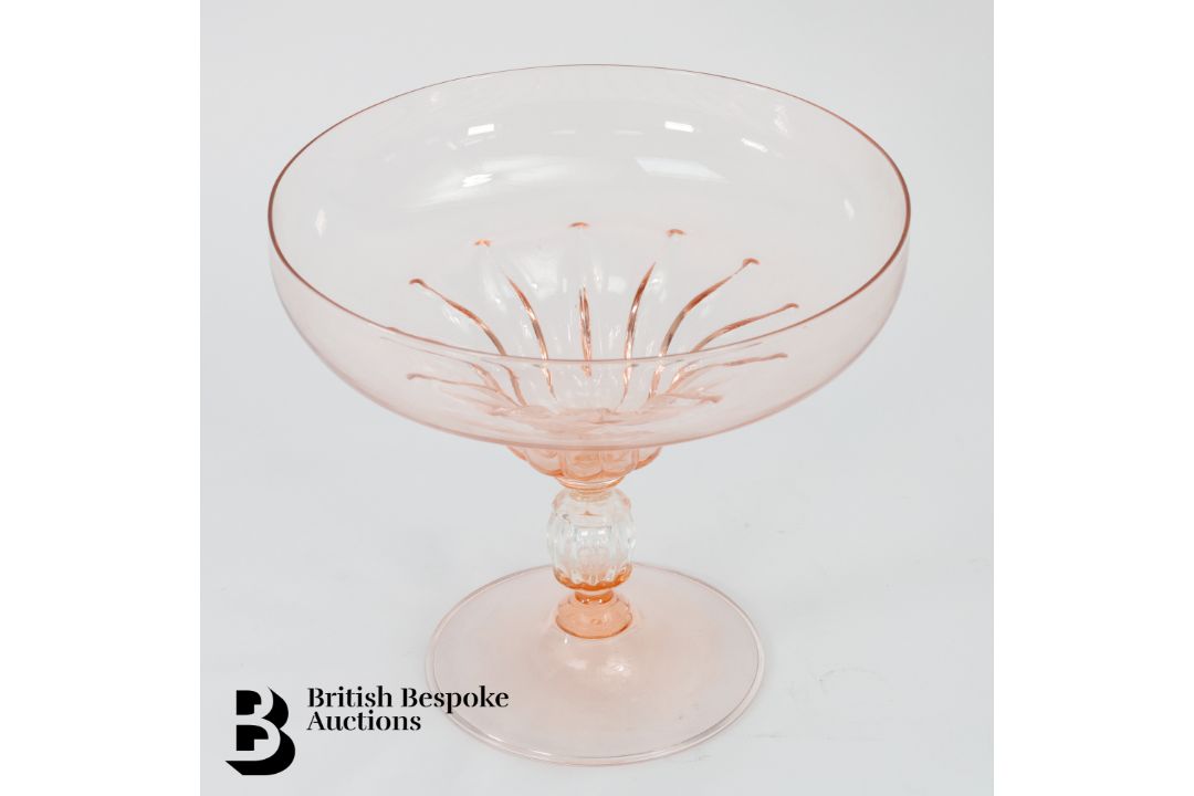 Murano Glass Centrepiece and Glasses - Image 15 of 15