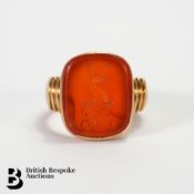 18ct Gold Signet Ring