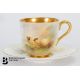 Royal Worcester Porcelain Cabinet Cups and Saucers - Image 11 of 16