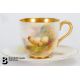 Royal Worcester Porcelain Cabinet Cups and Saucers - Image 13 of 16