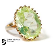 10ct Green Spinel Cocktail Ring