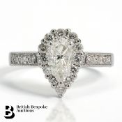 18ct White Gold and Diamond Ring