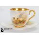 Royal Worcester Porcelain Cabinet Cups and Saucers - Image 12 of 16