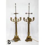 Pair of Empire-style Candelabra