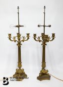 Pair of Empire-style Candelabra