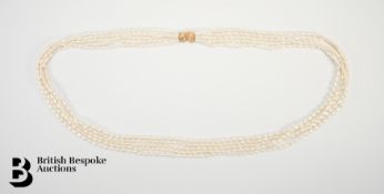 Multi-Strand Fresh Water Pearl Necklace