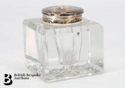 Silver Collared Ink Well