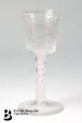 English Privateer Wine Glass