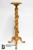 Carved Torchere