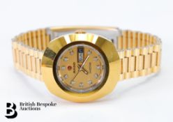 Rado Diastar Gold Plated and Stainless Steel Watch