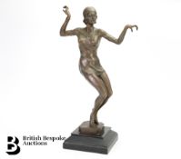 Spelter Art Deco Figurine