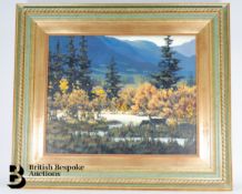 Julie G. Askew 20th Century Oil on Canvas