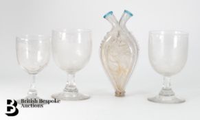 19th Century Gimmel Flask