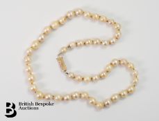 String of Cultured Pearls
