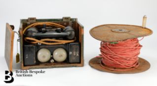 Early 20th Century Field Telephone