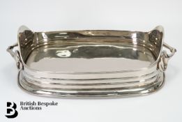 Large Oval Silver Plated Tray