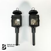 Pair of Carriage Lamps