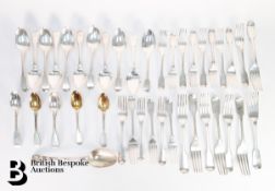 Mixed Georgian Silver Flatware