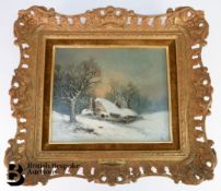 William R Stone (1842-1914) Oil on Canvas