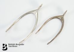 Two Wishbone Novelty Sugar Nips