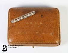 Art Deco Gold Bar Brooch